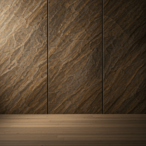 Sophisticated interior detailing showing high-quality stone and wood finishes