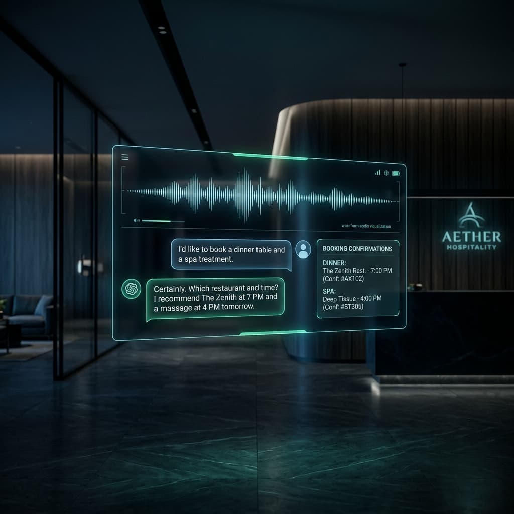 Concierge AI — Voice and chat interface for hospitality
